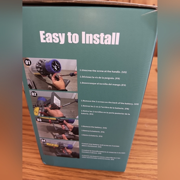 Dyson V 10 compatible battery - Picture 4 of 7